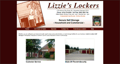 Desktop Screenshot of lizzieslockers.com